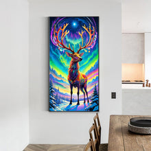 Load image into Gallery viewer, Elk Under The Aurora 40*70CM (canvas) Full Round Drill Diamond Painting
