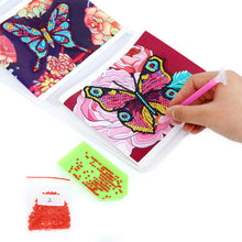 Load image into Gallery viewer, Butterfly Diamond Painting Art Hanging Storage Pouches for Bedroom/Bathroom
