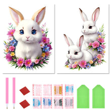 Load image into Gallery viewer, White Rabbit 30*40CM (canvas) Full Round Drill Diamond Painting
