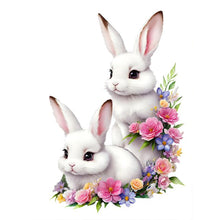 Load image into Gallery viewer, White Rabbit 30*40CM (canvas) Full Round Drill Diamond Painting
