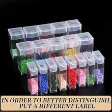 Load image into Gallery viewer, Diamond Painting Storage Containers 40 Bottles with Funnel for Jewelry Bead (#1)
