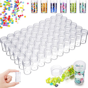 Diamond Painting Storage Containers 60 Bottles with Funnel for Jewelry Bead (#2)