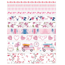 Load image into Gallery viewer, 10 Rolls Adhesive Tape Washi Tape Set Color Tape (Prelude to Spring 03)
