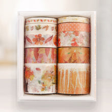 Load image into Gallery viewer, 10 Rolls Adhesive Tape Washi Tape Set Color Tape (Thick Autumn Forest 06)
