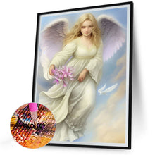 Load image into Gallery viewer, Flower-Carrying Angel 30*40CM (canvas) Full Round AB Drill Diamond Painting
