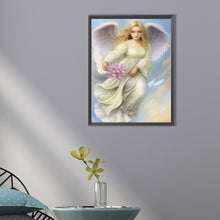 Load image into Gallery viewer, Flower-Carrying Angel 30*40CM (canvas) Full Round AB Drill Diamond Painting
