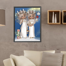 Load image into Gallery viewer, Big Eyed Doll 30*40CM (canvas) Full Round Drill Diamond Painting
