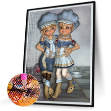 Load image into Gallery viewer, Big Eyed Doll 30*40CM (canvas) Full Round Drill Diamond Painting
