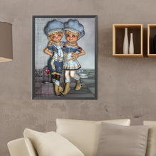 Load image into Gallery viewer, Big Eyed Doll 30*40CM (canvas) Full Round Drill Diamond Painting
