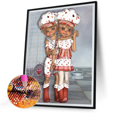 Load image into Gallery viewer, Big Eyed Doll 30*40CM (canvas) Full Round Drill Diamond Painting
