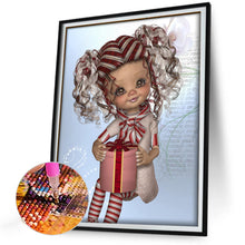 Load image into Gallery viewer, Big Eyed Doll 30*40CM (canvas) Full Round Drill Diamond Painting
