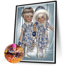 Load image into Gallery viewer, Big Eyed Doll 30*40CM (canvas) Full Round Drill Diamond Painting
