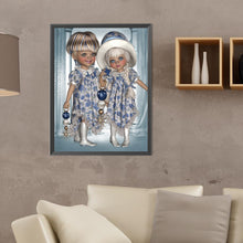 Load image into Gallery viewer, Big Eyed Doll 30*40CM (canvas) Full Round Drill Diamond Painting
