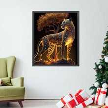 Load image into Gallery viewer, Glowing Leopard 50*60CM (canvas) Full Round AB Drill Diamond Painting
