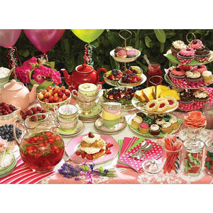 Tea Party 55*40CM (canvas) Full Round AB Drill Diamond Painting