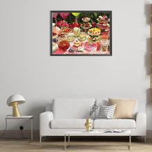 Load image into Gallery viewer, Tea Party 55*40CM (canvas) Full Round AB Drill Diamond Painting
