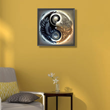 Load image into Gallery viewer, Yin And Yang Diagram Of Mythical Beasts 45*45CM (canvas) Full Round AB Drill Diamond Painting
