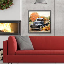 Load image into Gallery viewer, Country Pumpkin Classic Car 30*30CM (canvas) Full Round Drill Diamond Painting
