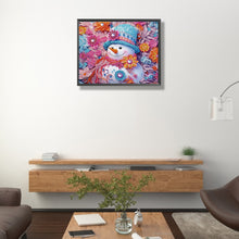 Load image into Gallery viewer, Snowman¡¤Powder 40*50CM (canvas) Partial Special-Shaped Drill Diamond Painting
