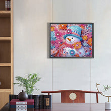 Load image into Gallery viewer, Snowman¡¤Powder 40*50CM (canvas) Partial Special-Shaped Drill Diamond Painting
