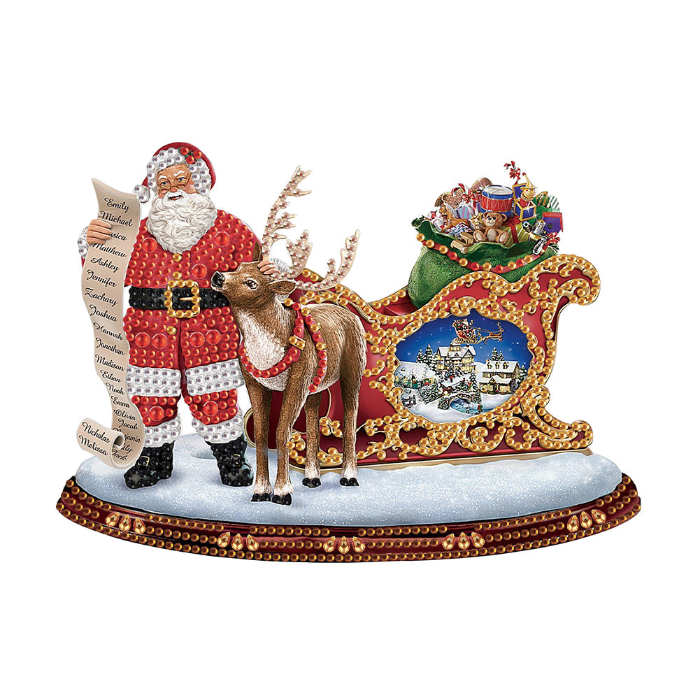 Santa Claus 30*30CM (canvas) Partial Special-Shaped Drill Diamond Painting