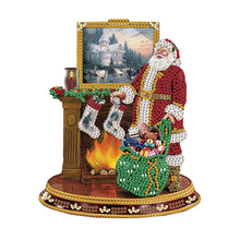 Load image into Gallery viewer, Santa Claus 30*30CM (canvas) Partial Special-Shaped Drill Diamond Painting
