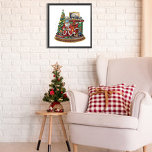 Load image into Gallery viewer, Santa Claus 30*30CM (canvas) Partial Special-Shaped Drill Diamond Painting
