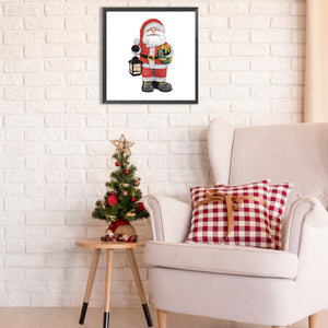 Santa Claus 30*30CM (canvas) Partial Special-Shaped Drill Diamond Painting