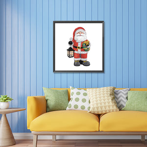 Santa Claus 30*30CM (canvas) Partial Special-Shaped Drill Diamond Painting