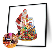 Load image into Gallery viewer, Santa Claus 30*30CM (canvas) Partial Special-Shaped Drill Diamond Painting
