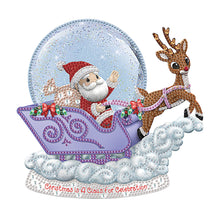 Load image into Gallery viewer, Santa Claus 30*30CM (canvas) Partial Special-Shaped Drill Diamond Painting
