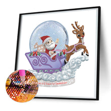 Load image into Gallery viewer, Santa Claus 30*30CM (canvas) Partial Special-Shaped Drill Diamond Painting
