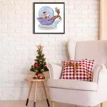 Load image into Gallery viewer, Santa Claus 30*30CM (canvas) Partial Special-Shaped Drill Diamond Painting
