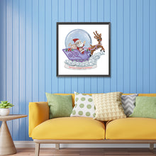 Load image into Gallery viewer, Santa Claus 30*30CM (canvas) Partial Special-Shaped Drill Diamond Painting
