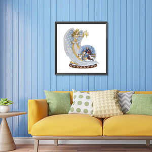 Jesus Angel 30*30CM (canvas) Partial Special-Shaped Drill Diamond Painting