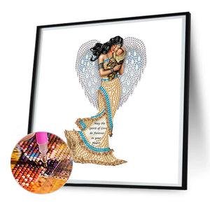 Jesus Angel 30*30CM (canvas) Partial Special-Shaped Drill Diamond Painting