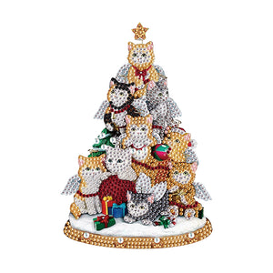 Christmas Atmosphere 30*30CM (canvas) Partial Special-Shaped Drill Diamond Painting