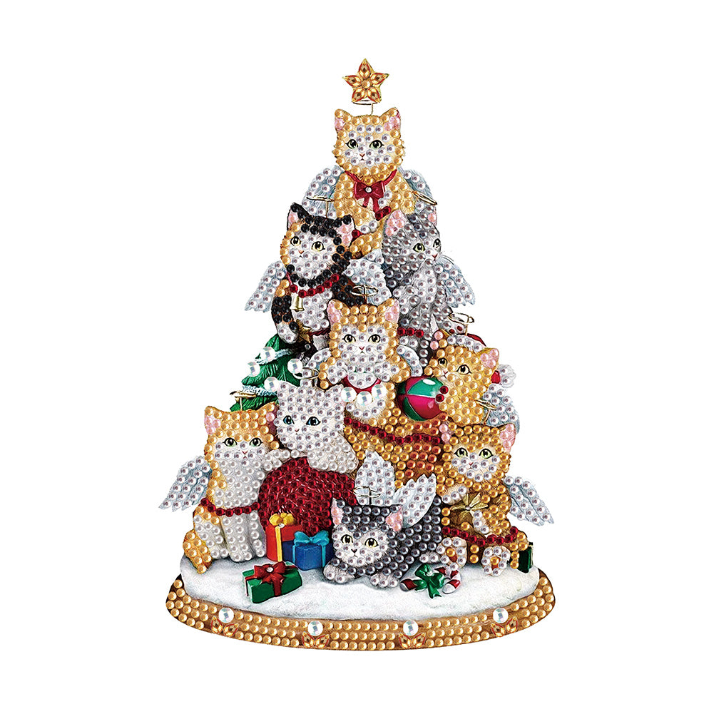Christmas Atmosphere 30*30CM (canvas) Partial Special-Shaped Drill Diamond Painting