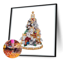 Load image into Gallery viewer, Christmas Atmosphere 30*30CM (canvas) Partial Special-Shaped Drill Diamond Painting
