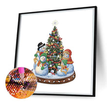 Load image into Gallery viewer, Christmas Atmosphere 30*30CM (canvas) Partial Special-Shaped Drill Diamond Painting
