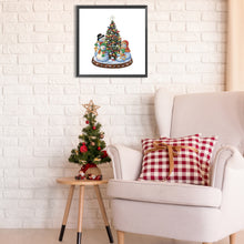 Load image into Gallery viewer, Christmas Atmosphere 30*30CM (canvas) Partial Special-Shaped Drill Diamond Painting
