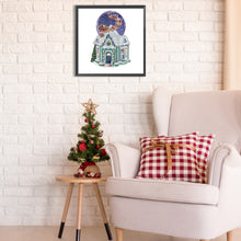 Load image into Gallery viewer, Christmas Atmosphere 30*30CM (canvas) Partial Special-Shaped Drill Diamond Painting
