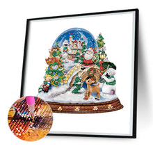 Load image into Gallery viewer, Christmas Atmosphere 30*30CM (canvas) Partial Special-Shaped Drill Diamond Painting
