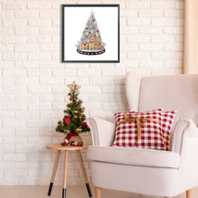 Load image into Gallery viewer, Christmas Atmosphere 30*30CM (canvas) Partial Special-Shaped Drill Diamond Painting
