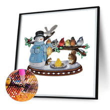 Load image into Gallery viewer, Christmas Snowman 30*30CM (canvas) Partial Special-Shaped Drill Diamond Painting
