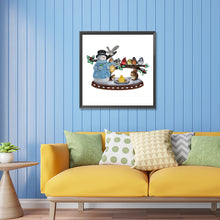 Load image into Gallery viewer, Christmas Snowman 30*30CM (canvas) Partial Special-Shaped Drill Diamond Painting
