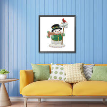 Load image into Gallery viewer, Christmas Snowman 30*30CM (canvas) Partial Special-Shaped Drill Diamond Painting
