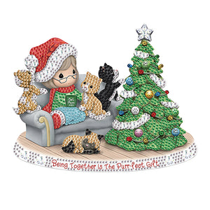 Precious Moments Doll 30*30CM (canvas) Partial Special-Shaped Drill Diamond Painting