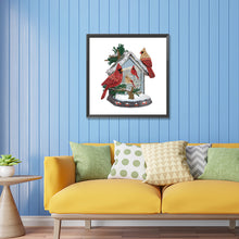 Load image into Gallery viewer, Christmas Cardinal 30*30CM (canvas) Partial Special-Shaped Drill Diamond Painting
