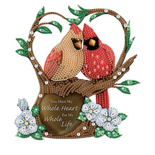Load image into Gallery viewer, Christmas Cardinal 30*30CM (canvas) Partial Special-Shaped Drill Diamond Painting
